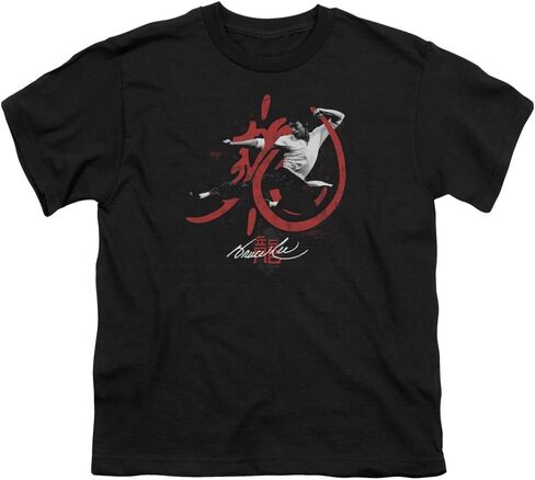 Bruce Lee High Flying Unisex Youth T Shirt for Boys and Girls in Saudi Arabia