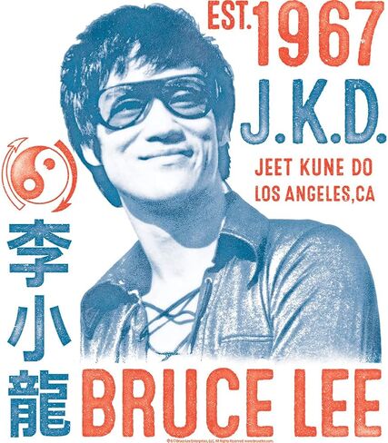 Bruce Lee Martial Artist Jeet Kune Do Est. 1967 Short Sleeve T-Shirts Graphic Tees in Saudi Arabia