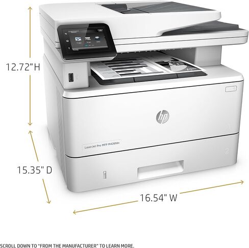 HP LaserJet Pro M426fdn All-in-One Laser Printer with Built-in Ethernet & Double-Sided Printing, Amazon Dash replenishment ready (F6W14A) in Saudi Arabia