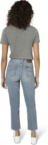 Lee Women's High Rise Straight Ankle Jean in Kuwait