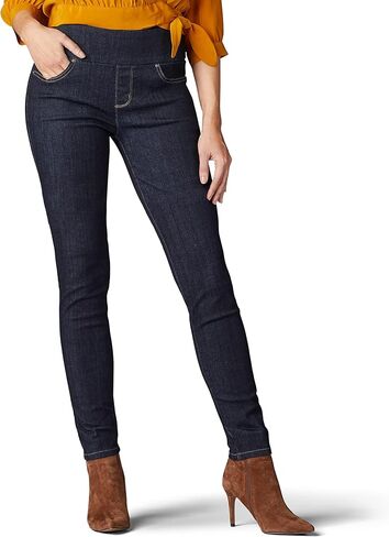 بنطلون جينز Lee Women's Sculpting Slim Fit Skinny Pull على الجينز in Kuwait