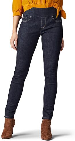 بنطلون جينز Lee Women's Sculpting Slim Fit Skinny Pull على الجينز in Kuwait