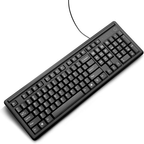 HP 100 Wired Keyboard, Black (2Un30aa#Abl) in Saudi Arabia