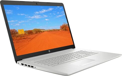 Newest HP Laptop, 17.3" HD+ Non-Touch Display, 11th Gen Intel Core i3-1115G4 Processor, 32GB RAM, 1TB PCIe NVMe SSD, Webcam, Bluetooth, Wireless-AC, HDMI, USB-A 3.0, RJ-45, Windows 11 Home, Silver in Kuwait