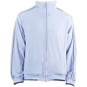 Sweatsedo Mens Velour Track Jacket in Saudi Arabia
