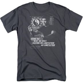 Trevco Bruce Lee No Way As A Way Short Sleeve Adult 18 1 Tee Charcoal ... in Kuwait