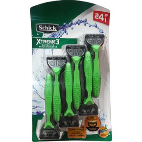 Schick Xtreme 3 Blade Sensitive Razor with Vitamin E & Aloe (24 Count) in Kuwait