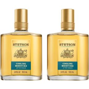 Stetson Cooling Moisture After Shave by Scent Beauty - Cooling Moisturizer for Men - Earthy, Woody, Casual and Masculine Aroma with Fragrance Notes of Citrus, Lavender, and Sage - 3.4 Fl Oz in Kuwait