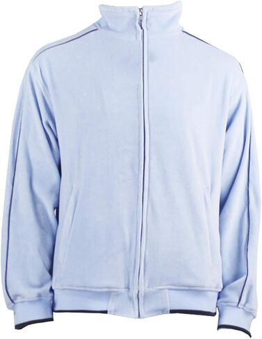 Sweatsedo Mens Velour Track Jacket in Saudi Arabia