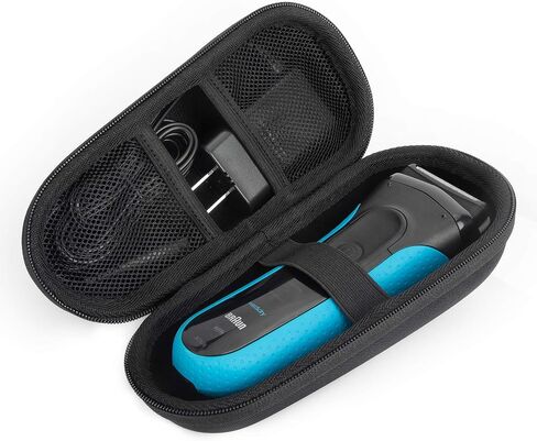 Yinke Case for Braun Series 3/ Series 5, 3040s, 3010S, 5018s, 5140s Electric Razor Shaver, Hard Travel Case Protective Cover Storage Bag (Black interior) in Kuwait