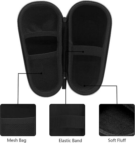 Yinke Case for Braun Series 3/ Series 5, 3040s, 3010S, 5018s, 5140s Electric Razor Shaver, Hard Travel Case Protective Cover Storage Bag (Black interior) in Kuwait