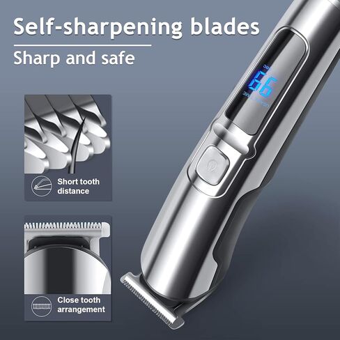 Ufree Beard Trimmer for Men, Waterproof Electric Razor for Nose, Body, Face and Mustache, Cordless Hair Clippers Shavers for Men Grooming Kit, Gifts for Men Husband Father in Saudi Arabia
