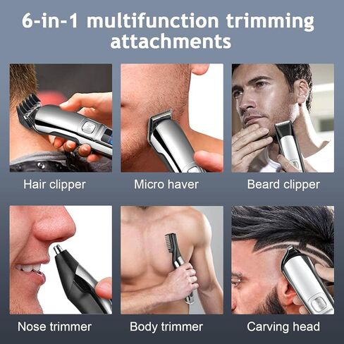 Ufree Beard Trimmer for Men, Waterproof Electric Razor for Nose, Body, Face and Mustache, Cordless Hair Clippers Shavers for Men Grooming Kit, Gifts for Men Husband Father in Saudi Arabia