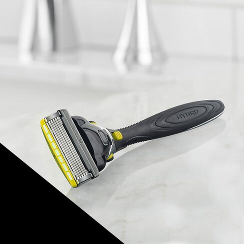 Schick Hydro 5 Sense Energize Razor with Shock Absorb Technology for Men, 1 Handle with 2 Refills in Saudi Arabia