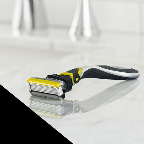 Schick Hydro 5 Sense Energize Razor with Shock Absorb Technology for Men, 1 Handle with 2 Refills in Saudi Arabia