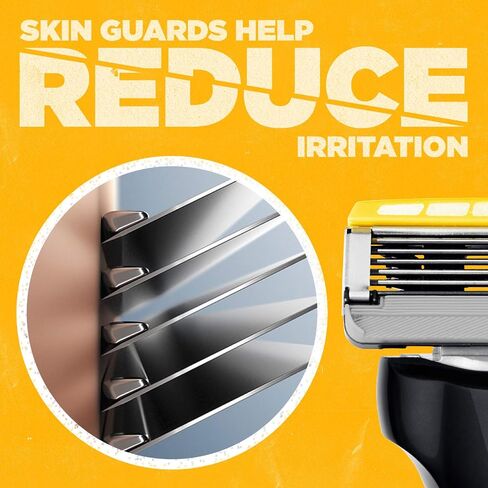 Schick Hydro 5 Sense Energize Razor with Shock Absorb Technology for Men, 1 Handle with 2 Refills in Saudi Arabia