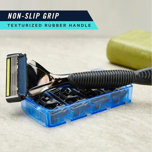 SWIPE Premium Men's 6-Blade Razor Kit (Flex Head Handle + 24 Refills) in Saudi Arabia