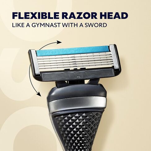 Dollar Shave Club 6-Blade Razor Refill Cartridges for an Extra Close Shave Shave with Precision 4 Count in Saudi Arabia