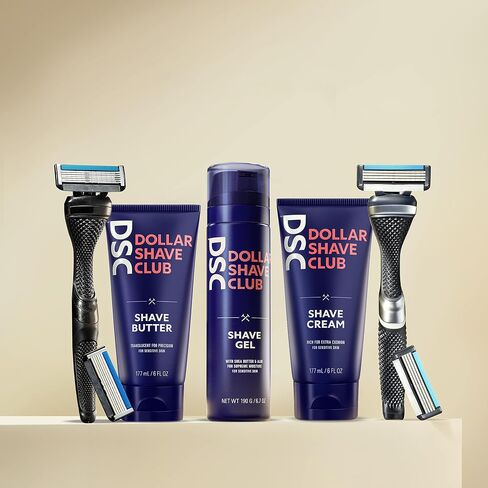 Dollar Shave Club 6-Blade Razor Refill Cartridges for an Extra Close Shave Shave with Precision 4 Count in Saudi Arabia