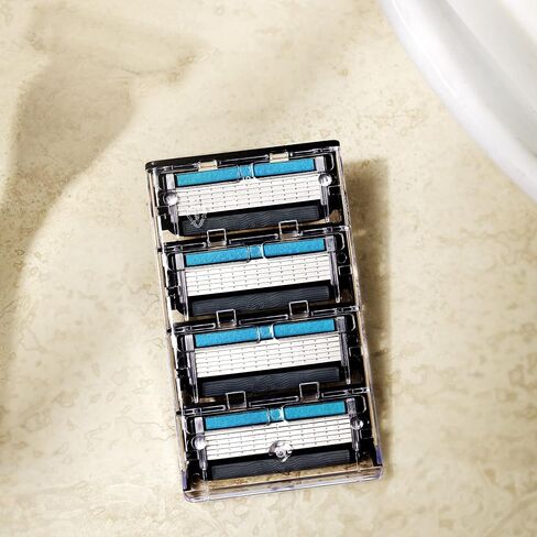 Dollar Shave Club 6-Blade Razor Refill Cartridges for an Extra Close Shave Shave with Precision 4 Count in Saudi Arabia