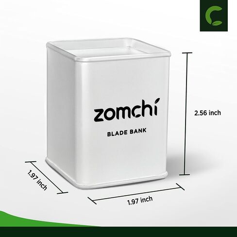 ZOMCHI Razor Blade Bank for Safety Razor Blade Storagement, Used Double Edge Safety Razor Blade Disposal Case (Black) in Saudi Arabia
