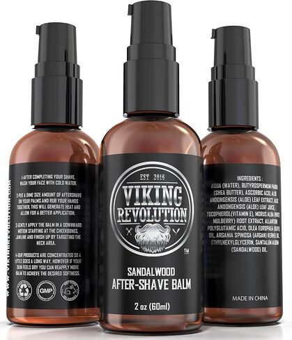 Luxury After-Shave Balm for Men - Premium After-Shave Lotion - Soothes and Moisturizes Face After Shaving - Eliminates Razor Burn for A Silky Smooth Finish - Sandalwood Scent in Saudi Arabia