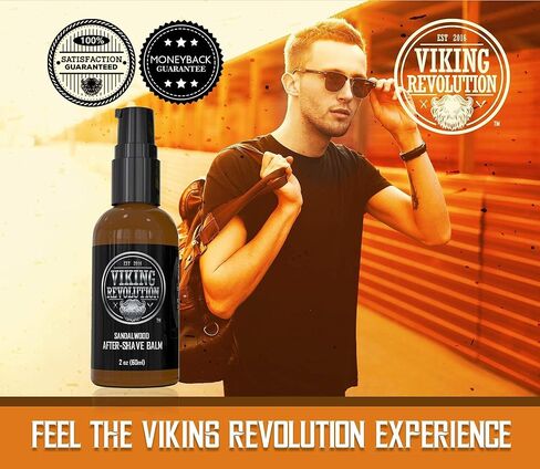 Luxury After-Shave Balm for Men - Premium After-Shave Lotion - Soothes and Moisturizes Face After Shaving - Eliminates Razor Burn for A Silky Smooth Finish - Sandalwood Scent in Saudi Arabia