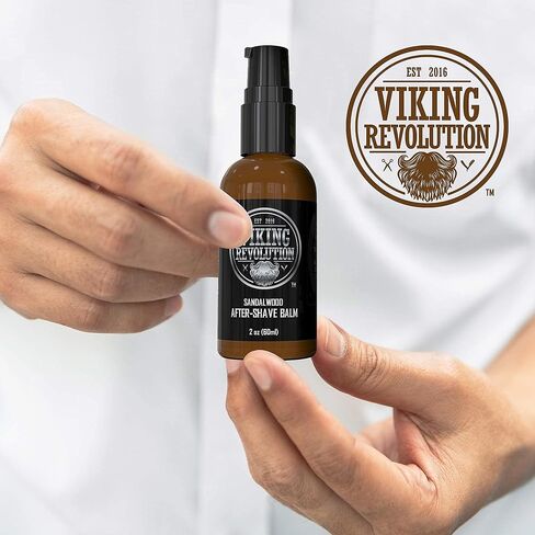 Luxury After-Shave Balm for Men - Premium After-Shave Lotion - Soothes and Moisturizes Face After Shaving - Eliminates Razor Burn for A Silky Smooth Finish - Sandalwood Scent in Saudi Arabia