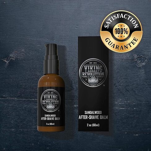 Luxury After-Shave Balm for Men - Premium After-Shave Lotion - Soothes and Moisturizes Face After Shaving - Eliminates Razor Burn for A Silky Smooth Finish - Sandalwood Scent in Saudi Arabia