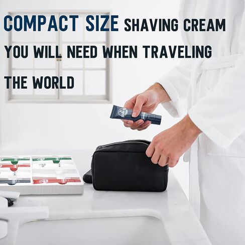 Shaving Kit for Men w/Straight Razor,Shaving Soap,2 PACK Shaving Cream,Pre-Shave Oil,After Shave Balm Gel,Mens Christmas Stocking Stuffers Gift for Men Husband Dad Him Unique Birthday Gifts Boyfriend in Saudi Arabia