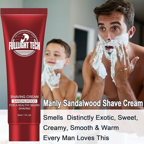Shaving Kit for Men w/Straight Razor,Shaving Soap,2 PACK Shaving Cream,Pre-Shave Oil,After Shave Balm Gel,Mens Christmas Stocking Stuffers Gift for Men Husband Dad Him Unique Birthday Gifts Boyfriend in Saudi Arabia