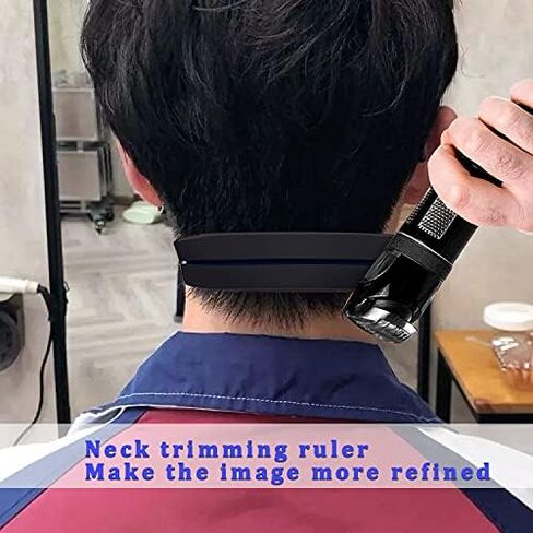 قالب حلاقة خط العنق، استنسل ممتاز لقصات شعر خط العنق، استنسل لقص شعر الرقبة، افعل ذلك بنفسك، للرقبة، أسود in Saudi Arabia
