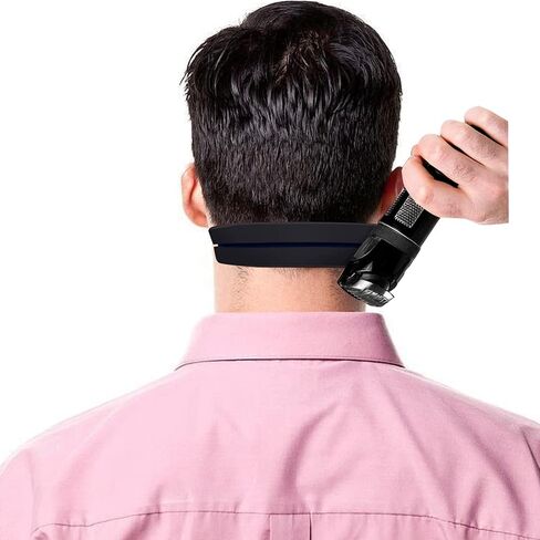 قالب حلاقة خط العنق، استنسل ممتاز لقصات شعر خط العنق، استنسل لقص شعر الرقبة، افعل ذلك بنفسك، للرقبة، أسود in Saudi Arabia