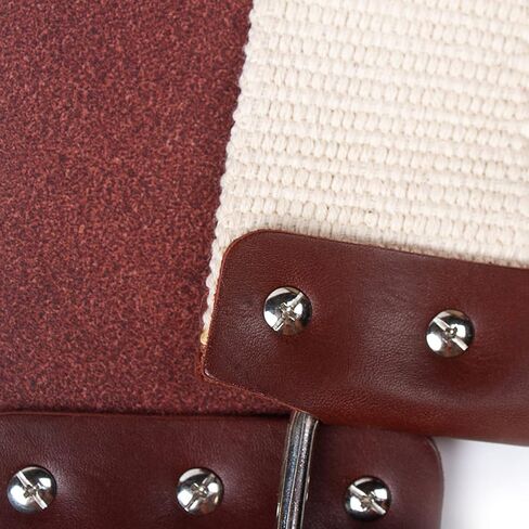 Razor Strop - Barber's Latigo Leather Straight Razor Strop. Dual Strap that will be a Great Addition for Any Straight Razor. PREMIUM LEATHER Strop for Sharpening. (Black) in Kuwait