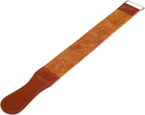 Barber Strop Leather, Leather Strop for Straight Razor Sharpening and Smooth, Razor Sharpening Strap,8.5" Straight Razor Strops Cow Leather Sharpening Strap Straight Razor Leather Strop in Kuwait