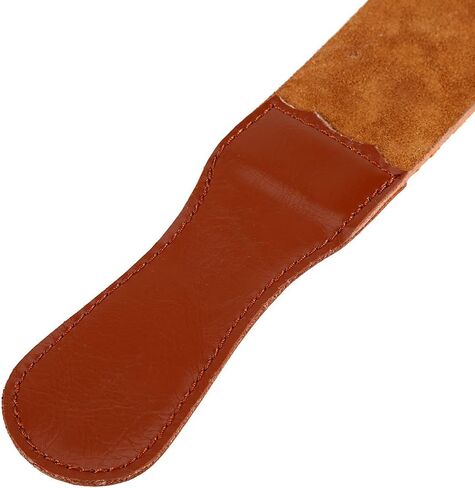 Barber Strop Leather, Leather Strop for Straight Razor Sharpening and Smooth, Razor Sharpening Strap,8.5" Straight Razor Strops Cow Leather Sharpening Strap Straight Razor Leather Strop in Kuwait