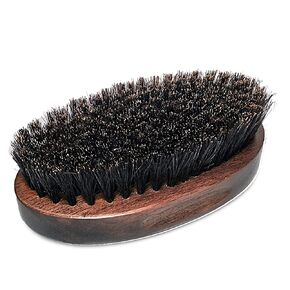 Boar Bristle Beard Brush for Men Made By Wood, Hannana Classical Black Wood Walnut Style Handle, Beard Straightener Brush Make Beard Soften Clean, Gift for Men(1 Pack) in Saudi Arabia