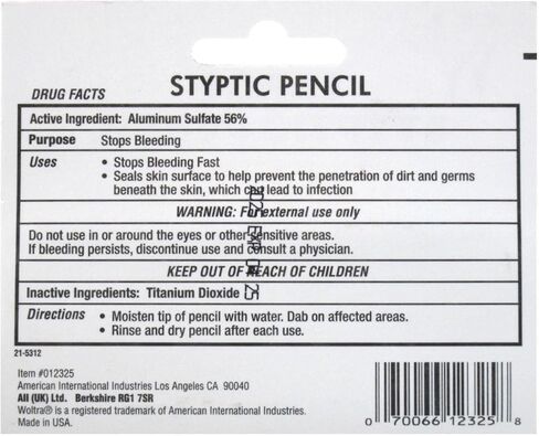 Nick Relief Styptic Pencil Large (Blister) (3 Pack) in Kuwait