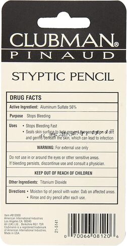 Clubman Styptic Pencil, 0.25 ozPer Stick (3 Pack) in Saudi Arabia