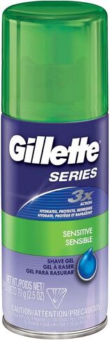 Gillette Series Shave Gel for Sensitive Skin, 2.5 Ounce in Saudi Arabia