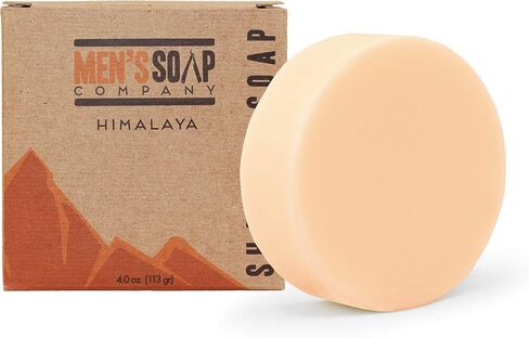 Men’s Soap Company Shaving Soap for Men and Women 4.0 oz Refill Puck Made with Natural Vegan Plant Ingredients. Shea Butter and Vitamin E Create Thick Shave Soap Lather for Skin Protection, Himalaya in Saudi Arabia