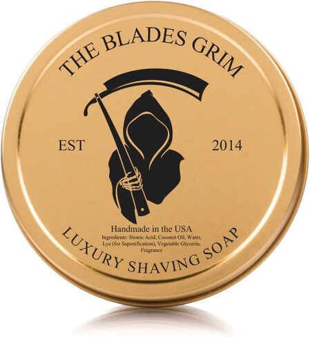The Blades Grim – Luxury Shave Soap, Handmade in the USA (Smolder, 4oz) in Saudi Arabia