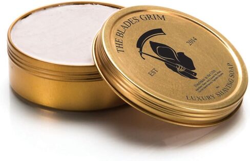 The Blades Grim – Luxury Shave Soap, Handmade in the USA (Smolder, 4oz) in Saudi Arabia
