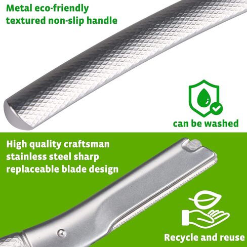 Replacement Blade, Dermaplaning Tool, Stainless Steel Eyebrow Trimmer (Blade) in Saudi Arabia