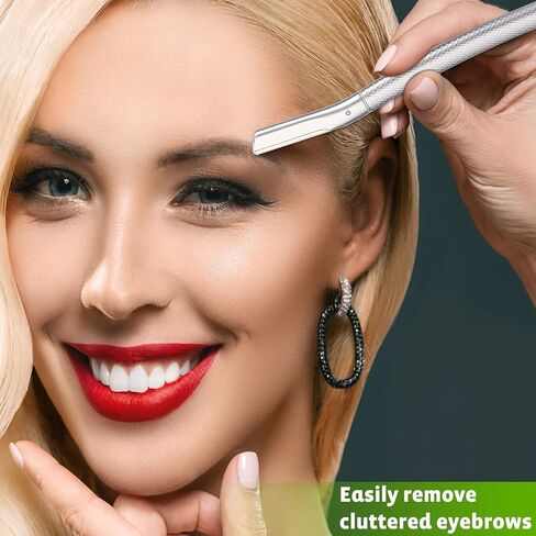 Replacement Blade, Dermaplaning Tool, Stainless Steel Eyebrow Trimmer (Blade) in Saudi Arabia