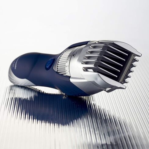 Panasonic Cordless Men's Beard Trimmer With Precision Dial, Adjustable 19 Length Setting, Rechargeable Battery, Washable - ER-GB40-S (Blue) in Saudi Arabia