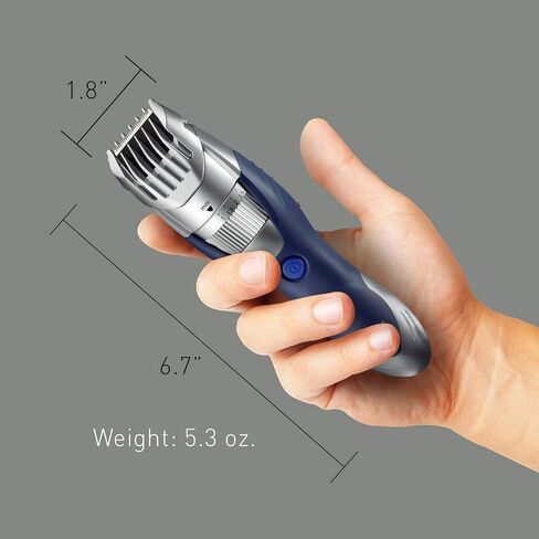 Panasonic Cordless Men's Beard Trimmer With Precision Dial, Adjustable 19 Length Setting, Rechargeable Battery, Washable - ER-GB40-S (Blue) in Saudi Arabia