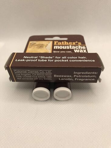 4 Pack Father's Moustache Wax Neutral. Neutral Shade for All Color Hair. Leak Proof Tube for Pocket Convenience (4). ON All Multi Packs at Checkout. in Saudi Arabia
