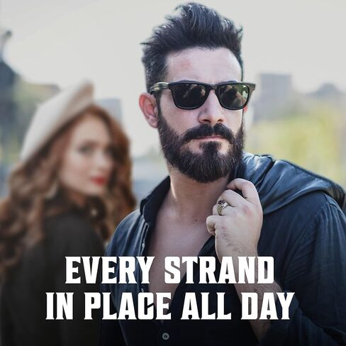 عبوتان من شمع الشارب - شمع اللحية والشارب القوي للرجال - ثبات قوي يساعد على تدريب الترويض والأناقة - روائح الحمضيات وخشب الصندل - 0.5 أونصة لكل منهما in Kuwait