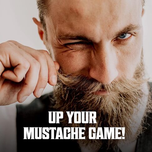 عبوتان من شمع الشارب - شمع اللحية والشارب القوي للرجال - ثبات قوي يساعد على تدريب الترويض والأناقة - روائح الحمضيات وخشب الصندل - 0.5 أونصة لكل منهما in Kuwait